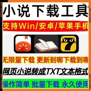 番茄小说txt下载七猫起点网络小说下载TXT格式 电脑手机下载器工具