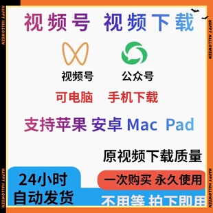 视频号微信下载软件提取抖音快手小红书视频解析工具直播录播回放