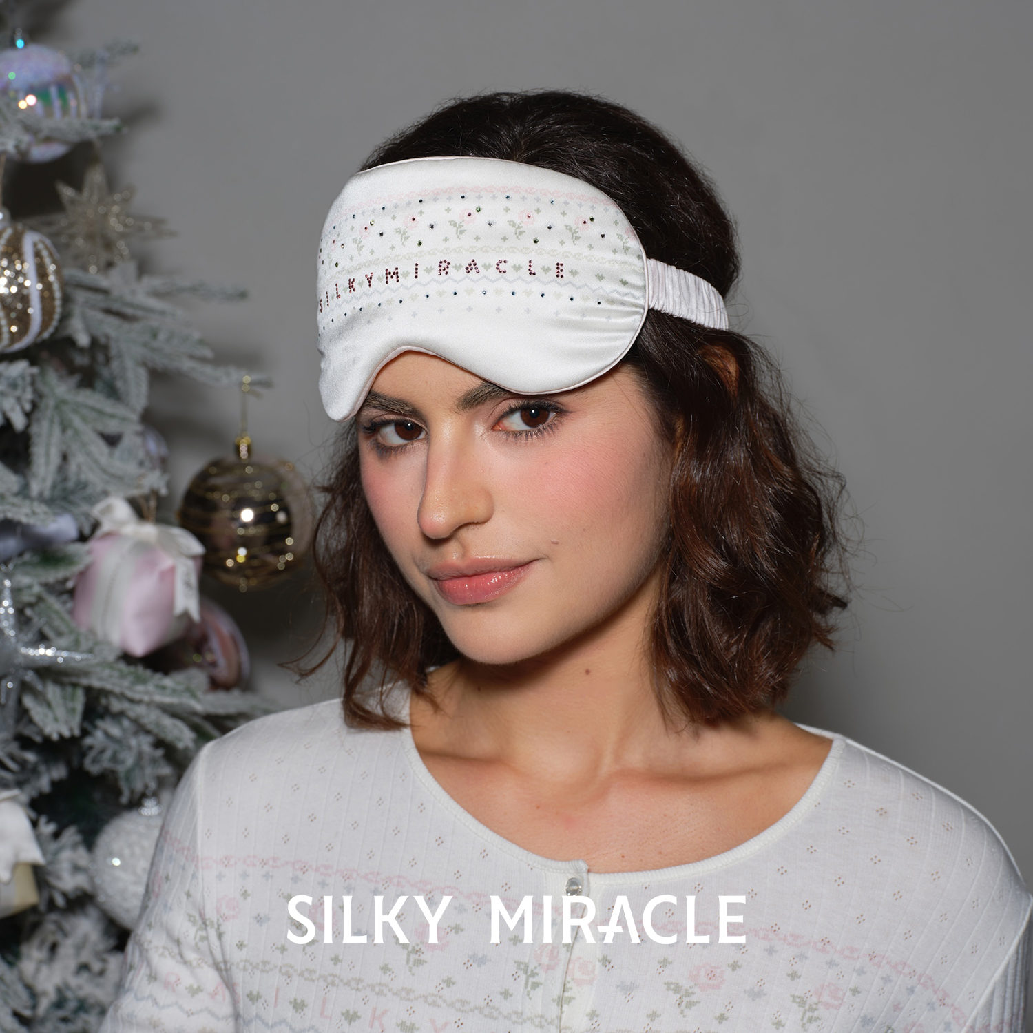 真丝水晶眼罩100%桑蚕丝眼罩