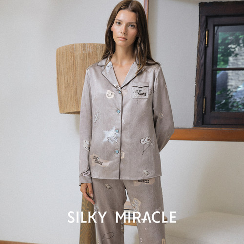SILKYMIRACLE女真丝睡衣