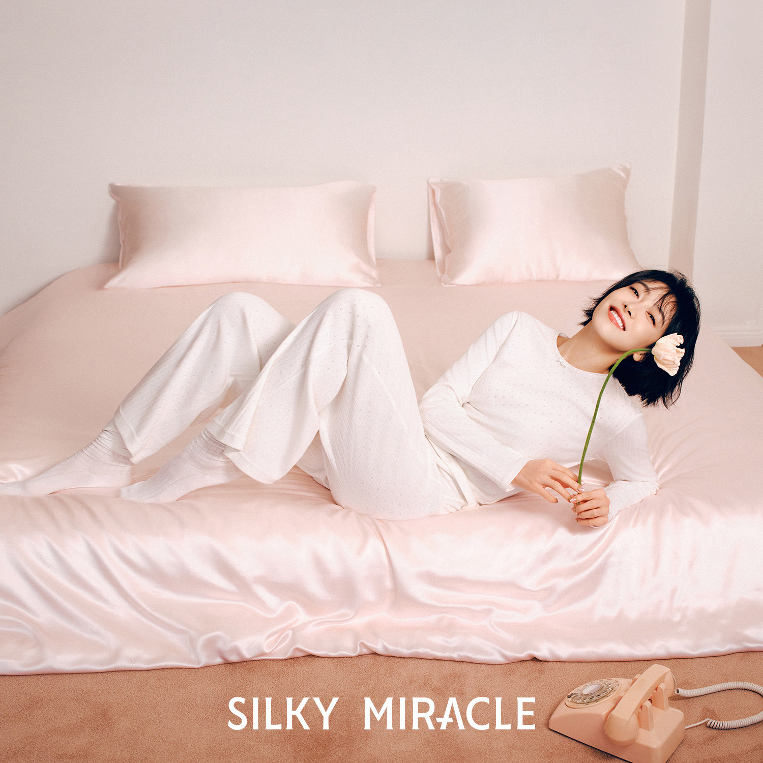 SILKY MIRACLE真丝四件套THE ONE系列纯色高端奢