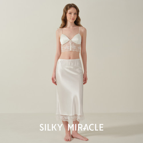 SILKYMIRACLE真丝文胸外穿吊带