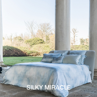 MIRACLE牛仔真丝床品Denim系列四件套高端桑蚕丝床上用品 SILKY