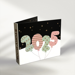 新款twinklekids成长相册本2025年家庭影集宝宝出生纪念礼物