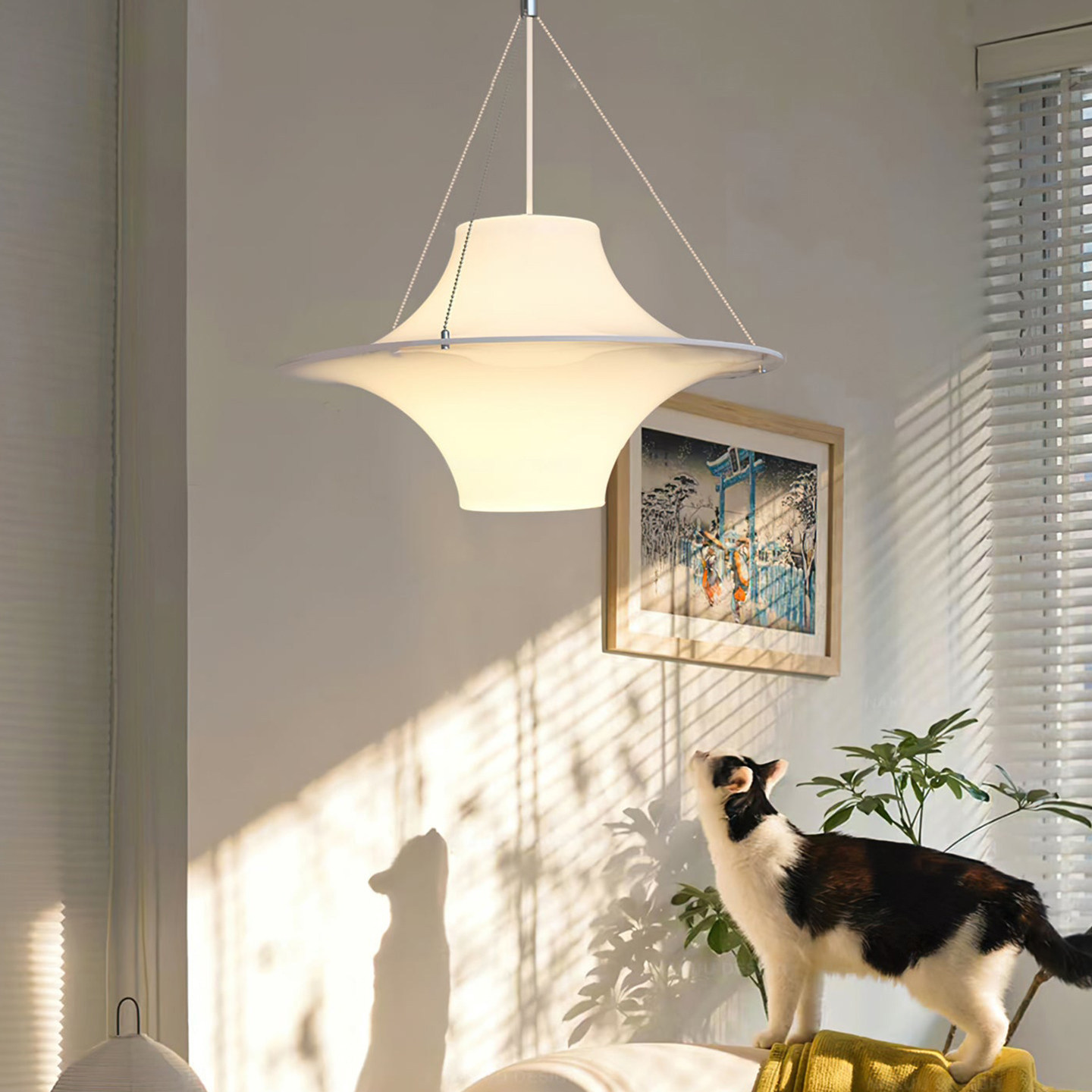 北欧设计师款海鸥餐厅吊灯卧室吧台简约餐桌灯艺术飞碟吊灯,家装灯饰光源,餐厅吊灯,淘宝优惠券,粉丝福利购,淘宝优惠卷