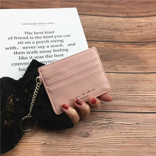 Картхолдер, ретро ультратонкая сумка через плечо, маленький кошелек