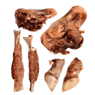 狗狗零食耐咬磨牙骨头牛腕骨牛排牛蹄瓣洁齿中大型犬宠物狗零食补