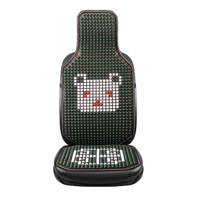 夏季木珠汽车坐垫凉垫竹垫单片通风轿车夏天主驾驶用货车座垫凉席