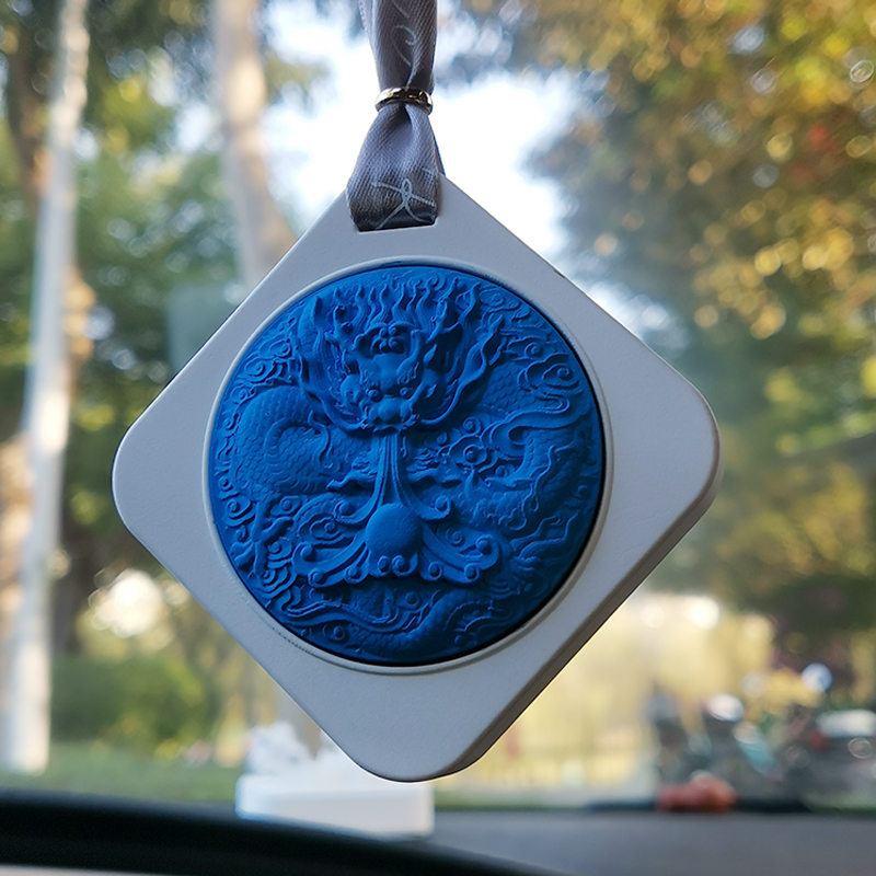 龙年新跨年礼物扩香石无火香薰牌车内原创衣柜装饰挂件自然淡香氛