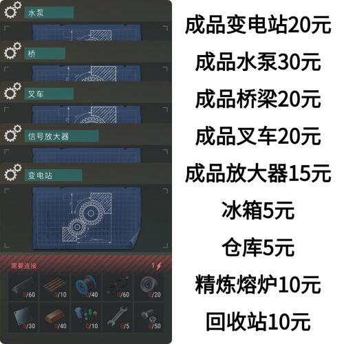 地球末日生存定居点工作台组装