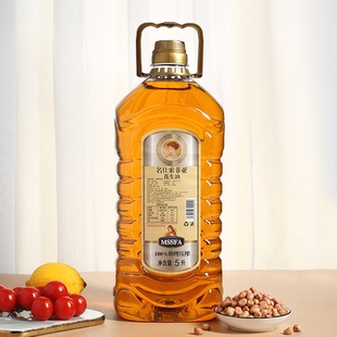 名仕索菲亚花生油5L/桶  物理压榨 低温冷榨 炒菜少油烟 食用油