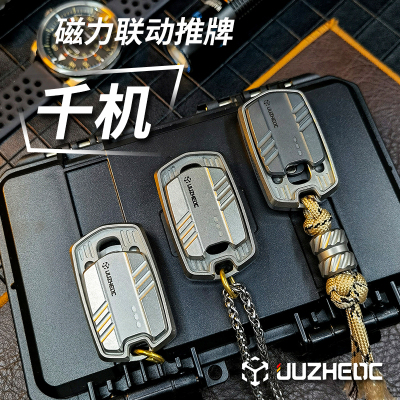 矩阵千机推牌啪啪币EDC解压玩具