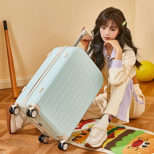 日本进口C静音万向轮新款小型女行李箱24寸耐用结实旅学生