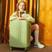 地平线8号多功能行李箱女2025新款 拉杆箱男结实耐用密码 旅行箱小
