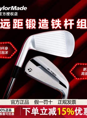 TaylorMade泰勒梅高尔夫球杆新款golf五代P790远距锻造铁杆组
