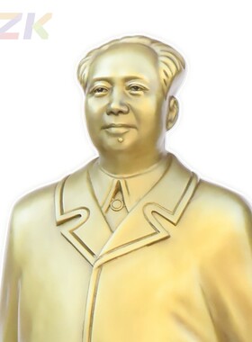 毛主席铜像黄铜风衣像背手像毛爷爷全身站像伟人像办公室客厅摆.9