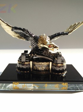 新品汽车香水座 金属雄鹰汽车香水 车载大鹏展翅香水座一件代发.5