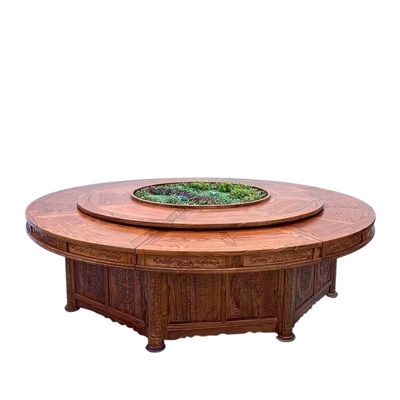 实木大圆桌3米电动 价格 怎么样 图片