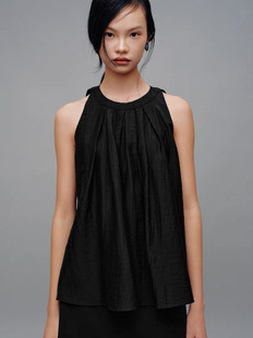 衬衫 SH&UR2026春季 休闲气质通勤宽松圆领罩衫 女装 UYB260001 新款