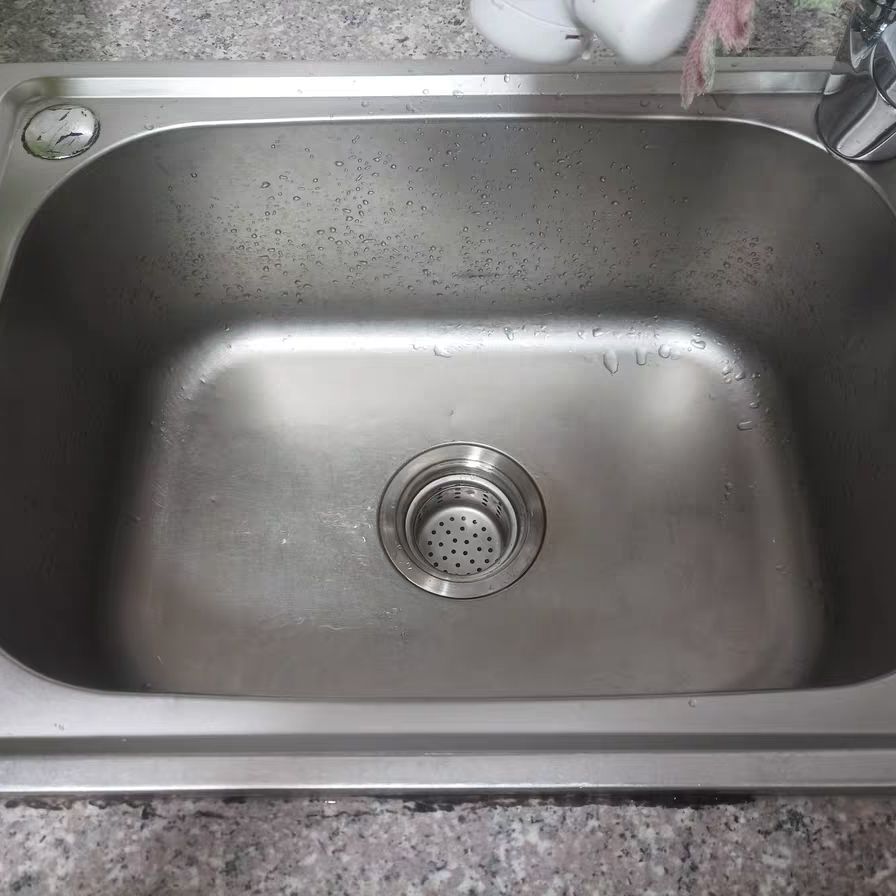 洗菜盆落水器水槽110/140下水管单双槽提篮下水器不锈钢厨房配件