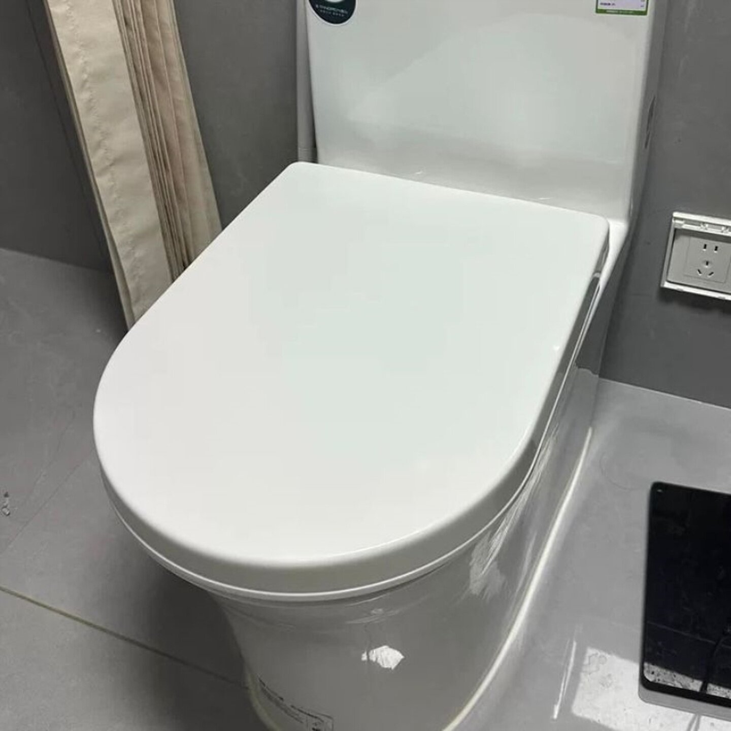 快拆马桶圈盖子缓降座圈盖加厚盖板厕所U型V型O型坐圈家用坐便器
