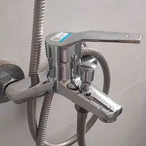 套装混水阀冷热水三联浴缸水龙头淋浴全铜热水器龙头花洒洗澡