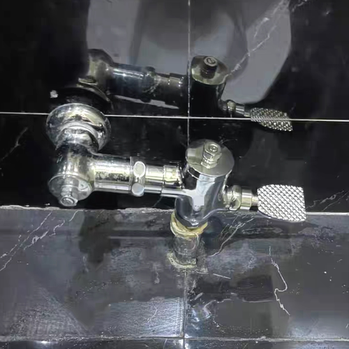 脚踩式大便池延时黄铜冲洗阀脚踏式拐角全铜体厕所蹲便器脚踏阀