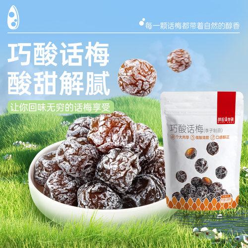 薛记炒货巧酸话梅180g