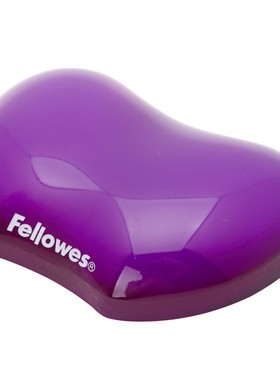 Fellowes范罗士91477 迷你硅胶鼠标垫女护腕个人办公家用防滑水洗