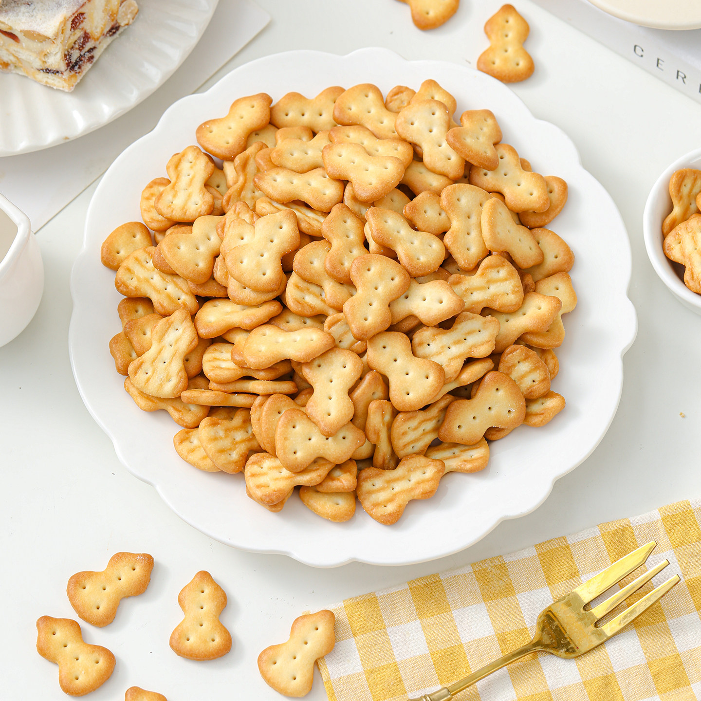 劣狐狐小葫芦饼干雪花酥原材料手工自制老式奶香牛轧糖零食家用