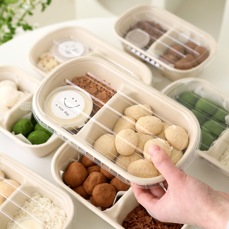 蘸酱麻薯包装盒蛋糕打包盒子