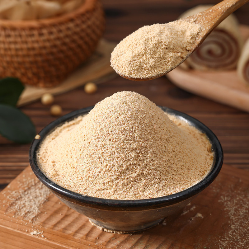 劣狐狐熟黄豆粉豆乳蘸酱麻薯即食糯米红糖糍粑豆乳盒子商烘焙专用