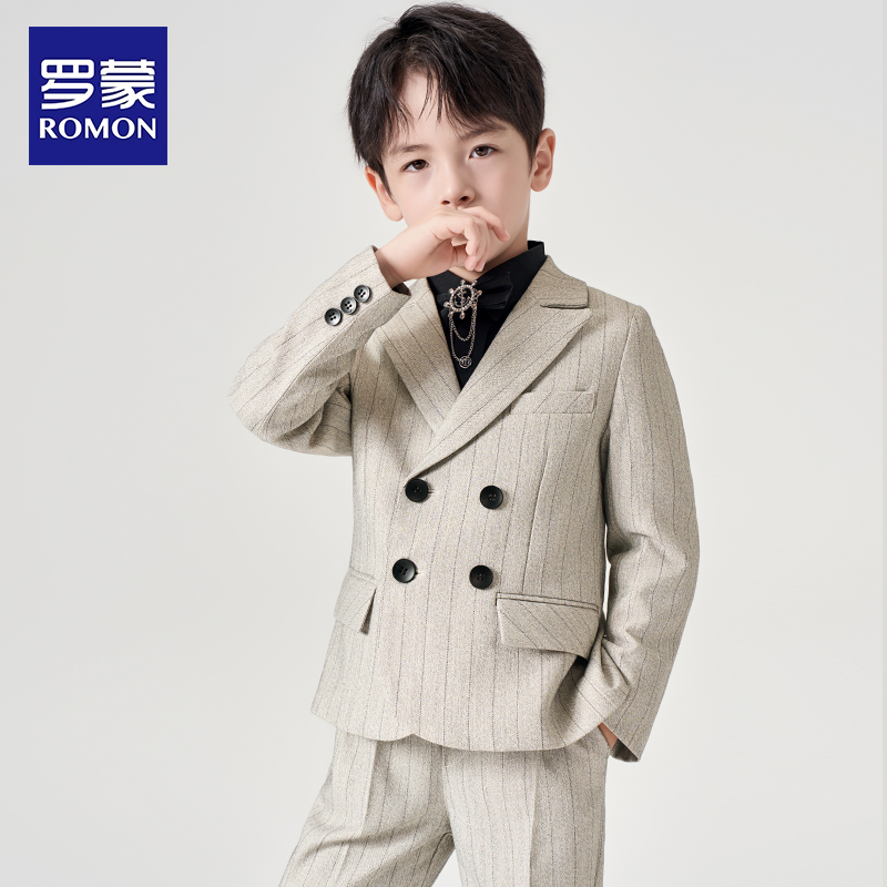 罗蒙儿童西装套装主持人礼服