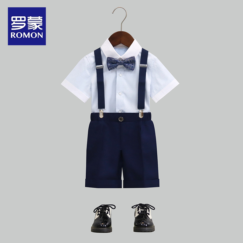 罗蒙男童礼服套装花童小西装