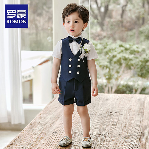 罗蒙礼服套装夏季儿童主持人