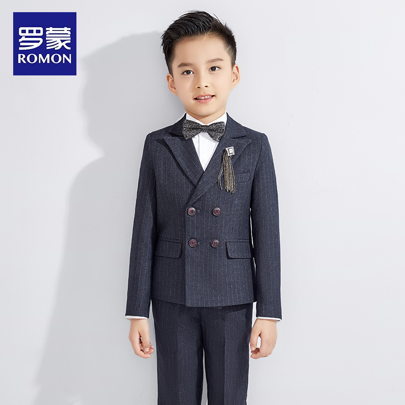 钢琴儿童西装罗蒙演出服英伦