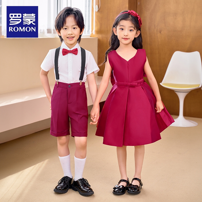 男女童罗蒙儿童演出服