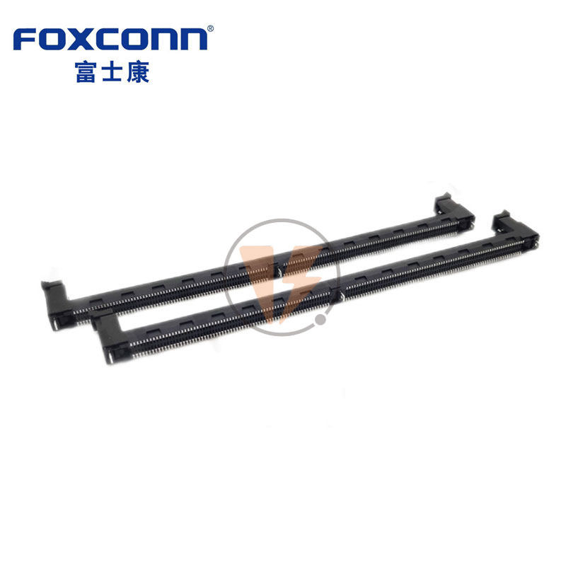 Foxconn富士康DDR4 DIMM 288Pin内存插槽连接器AH58893-T9B10-3F