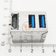 双层USB3.0 HDMI接口连接器 UEA11191 FOXCONN富士康 DFH1