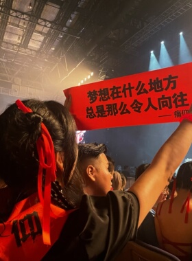 痛仰乐队头巾面巾应援手幅