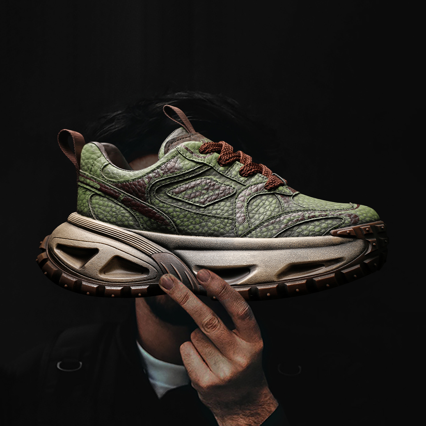 巴黎家2025SS冬季新款老爹鞋