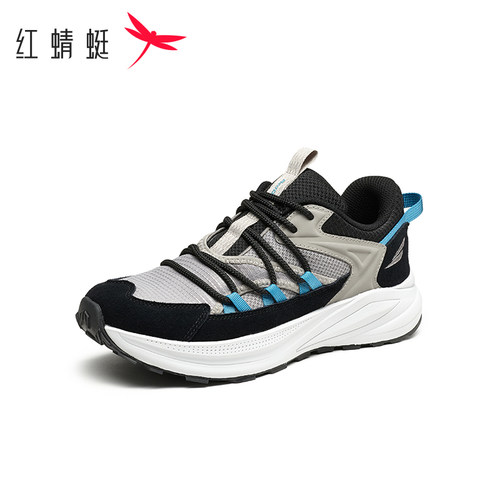 REDDRAGONFLY/红蜻蜓男士透气网面鞋轻便软底飞织旅游鞋AQ5500016