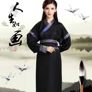 Trang phục mới Hanfu nam anh hùng lễ tốt nghiệp quần áo phim và truyền hình ảnh đồng phục dịch vụ quốc gia - Quần áo ngoài trời