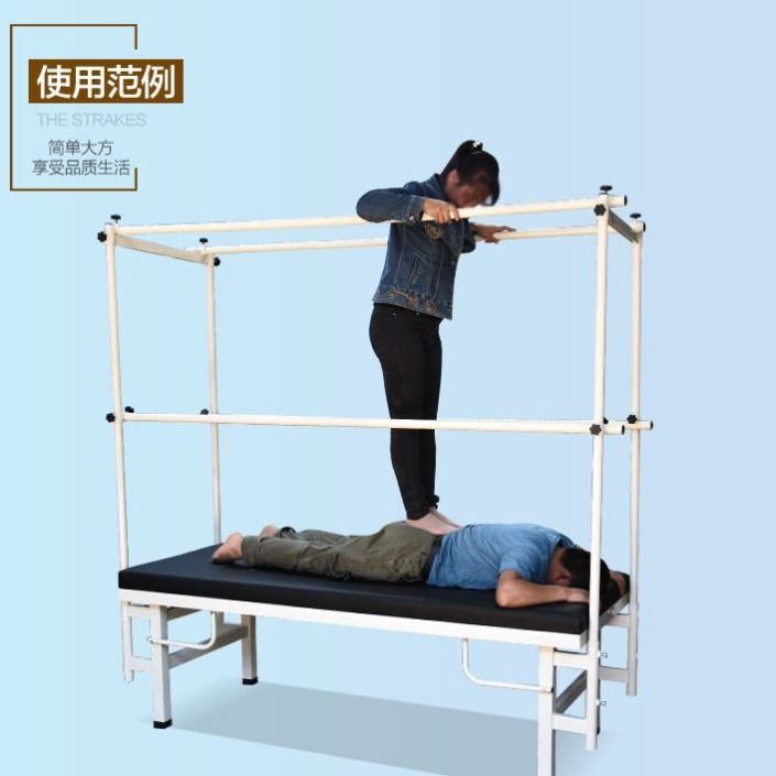 滑背检查踩背按摩床中医推拿床卫生院钢架简易小型诊疗吊杆中式盲