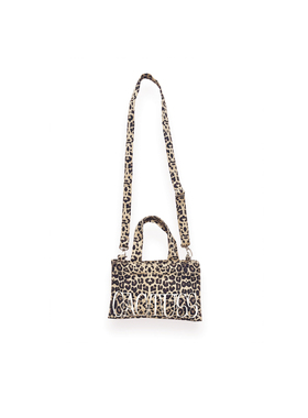 CAC设计师品牌原创豹纹印花复古迷你多用途印花购物袋帆布袋