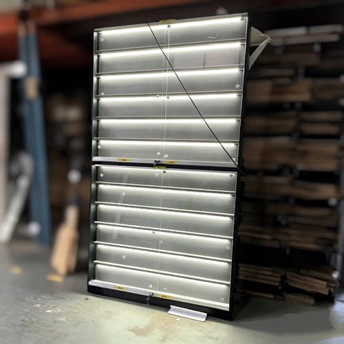 卡牌psa评级卡星球卡游卡超薄展示柜集卡多层板陈列柜展示架定做