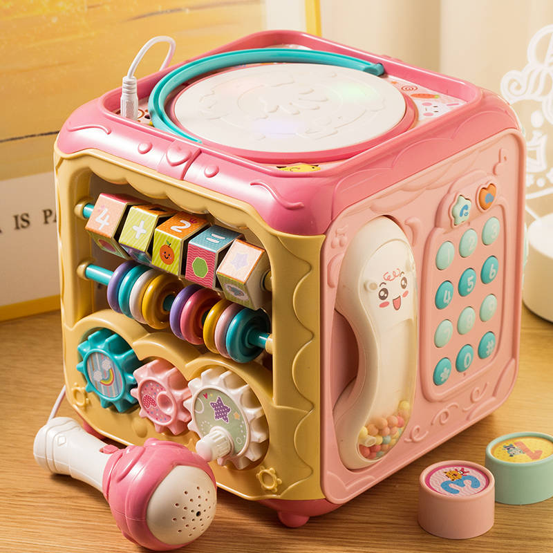 婴儿多面体玩具手拍鼓