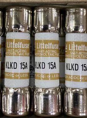 KLKD15A 力特进口熔断器陶瓷保险 10*38 KLKD015.T  600V 保险管