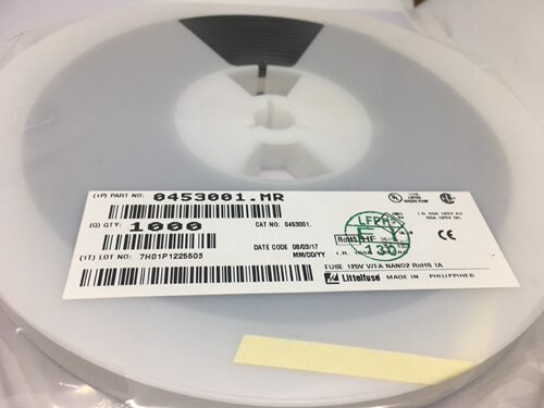 0453005.MR陶瓷保险丝1808/2410封装 5A快断保险丝125V贴片保险丝