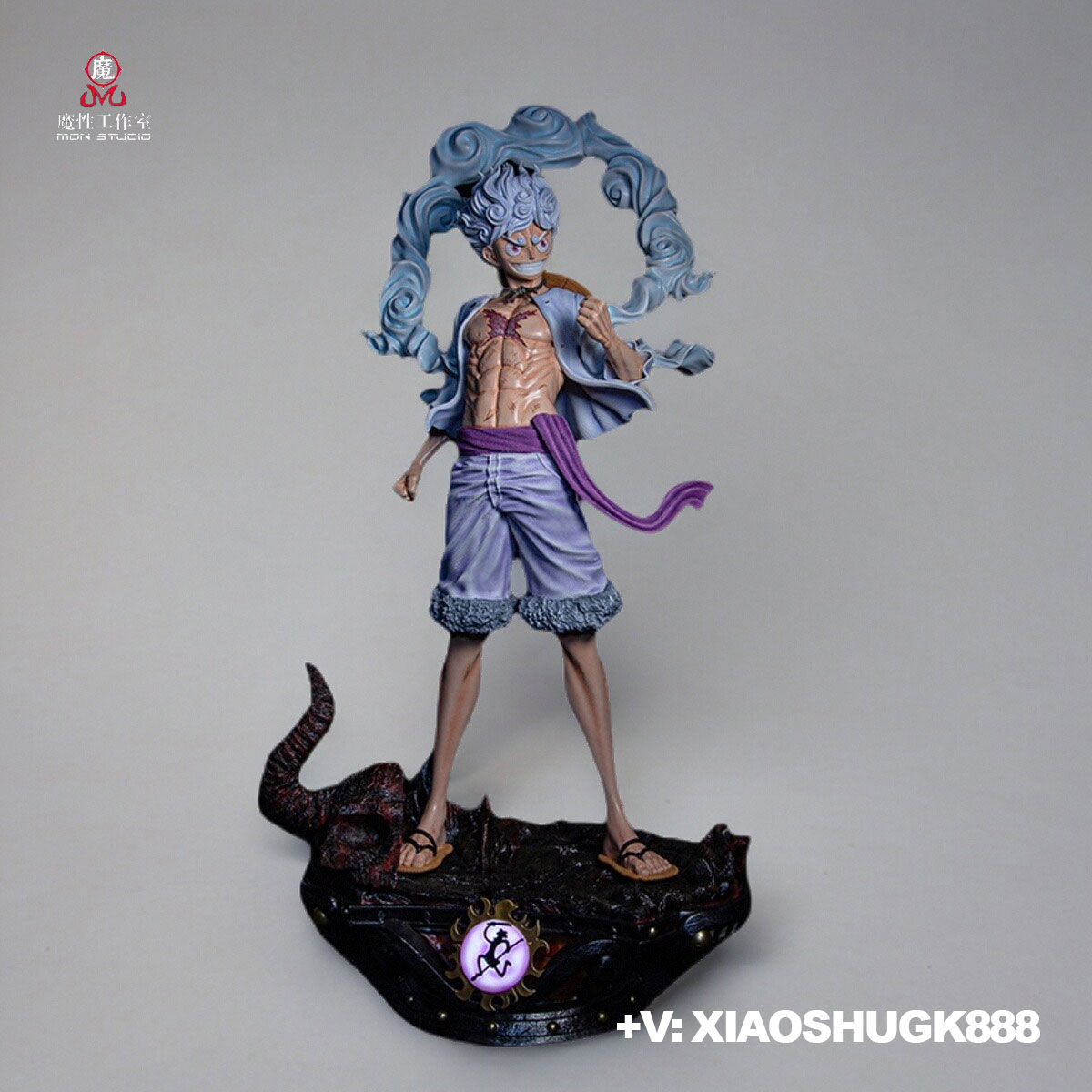 预定海贼手办雕像尼卡路飞